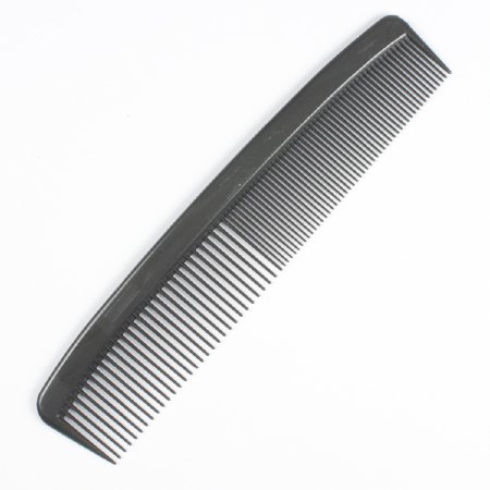 Comb 5 Inch Black Plastic